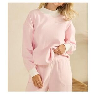 T93. Women's Striped Mock Neck Sweatshirt Pullover